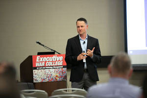 Executive War College speaker Mike Peresie teaching breakout session