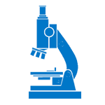 Anatomic pathology icon, microscope