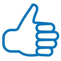 hand icon with thumbs up