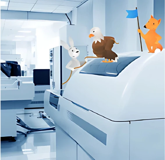 Validation Managers who are represented by some chickens.